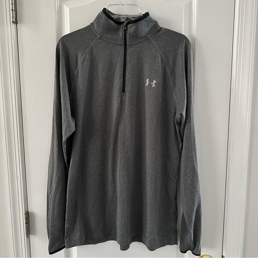 Men’s Under Armour Dark Gray Performance Half Zip Pullover